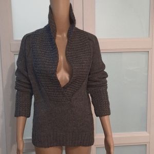 Loft shawl collar knitted sweater M